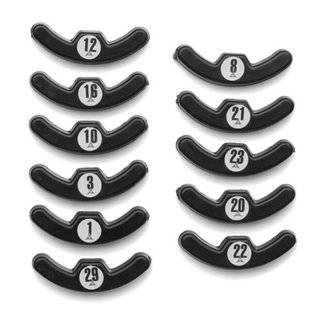 Spelersmagneten 2x11 stuks 30mm x10mm