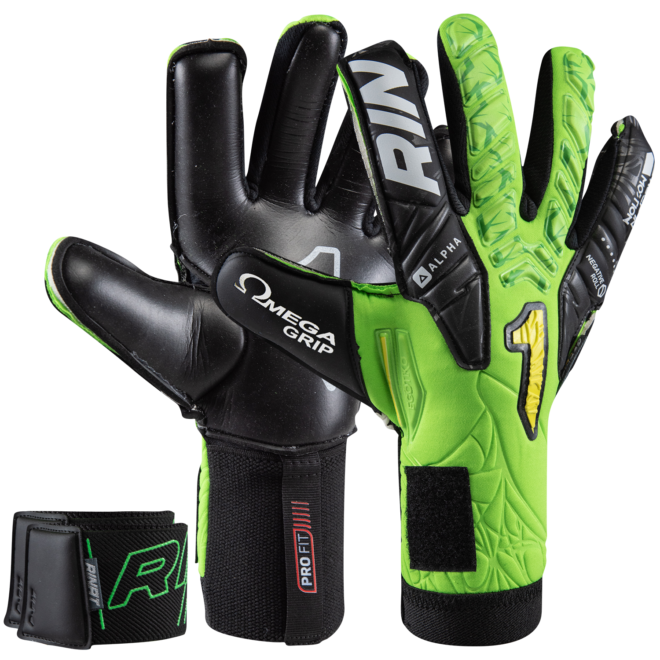 Rinat keepershandschoenen Egotiko Vengador Alpha groen