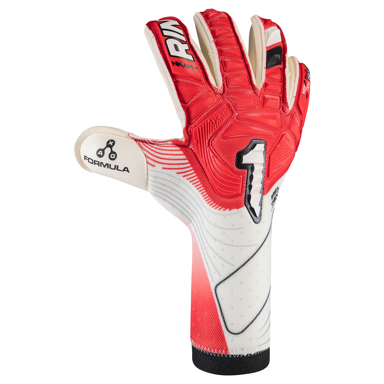 Rinat keepershandschoenen NKAM Pro Rood/Wit - Afbeelding 2
