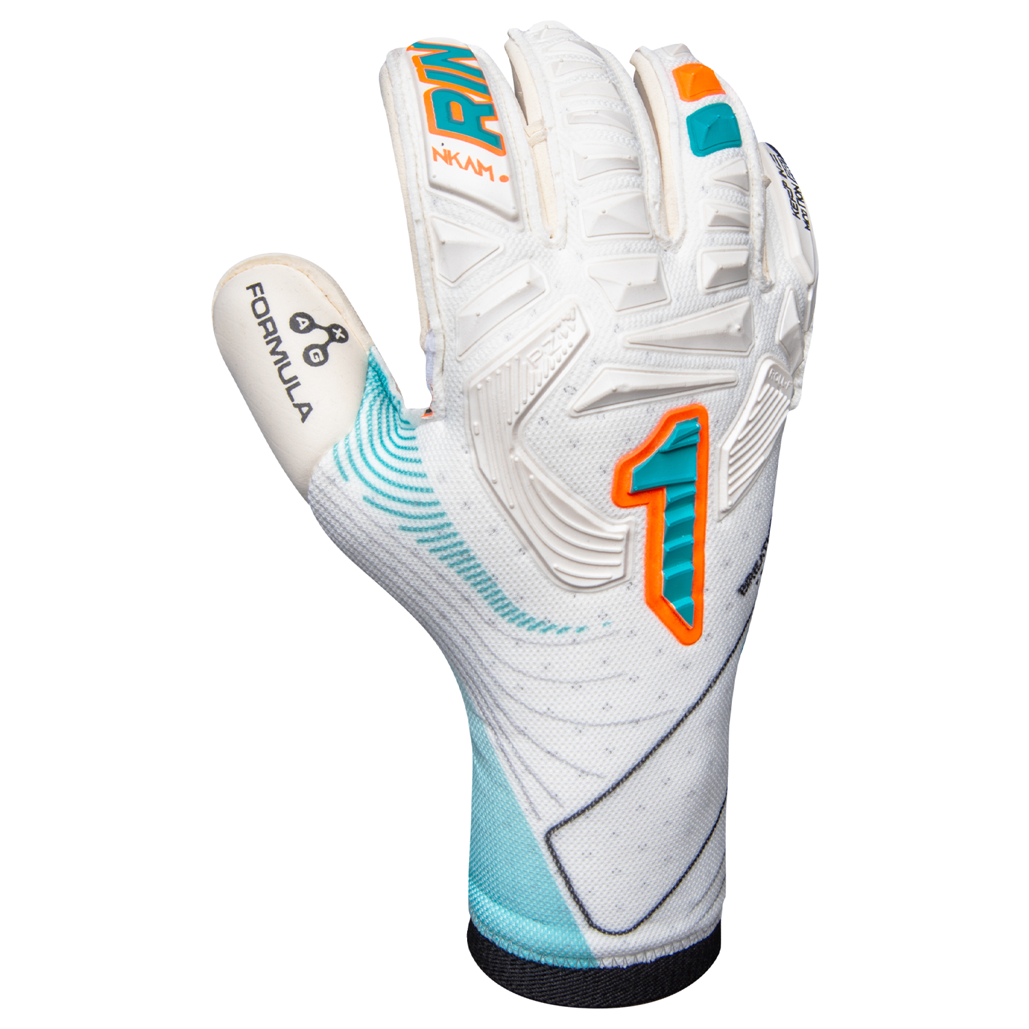 Rinat keepershandschoenen NKAM Pro wit - Afbeelding 2
