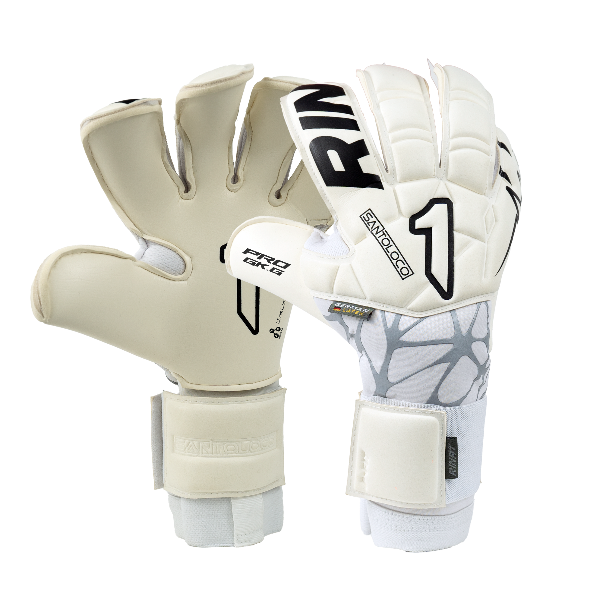 Rinat Keepershandschoenen Santoloco Pro wit
