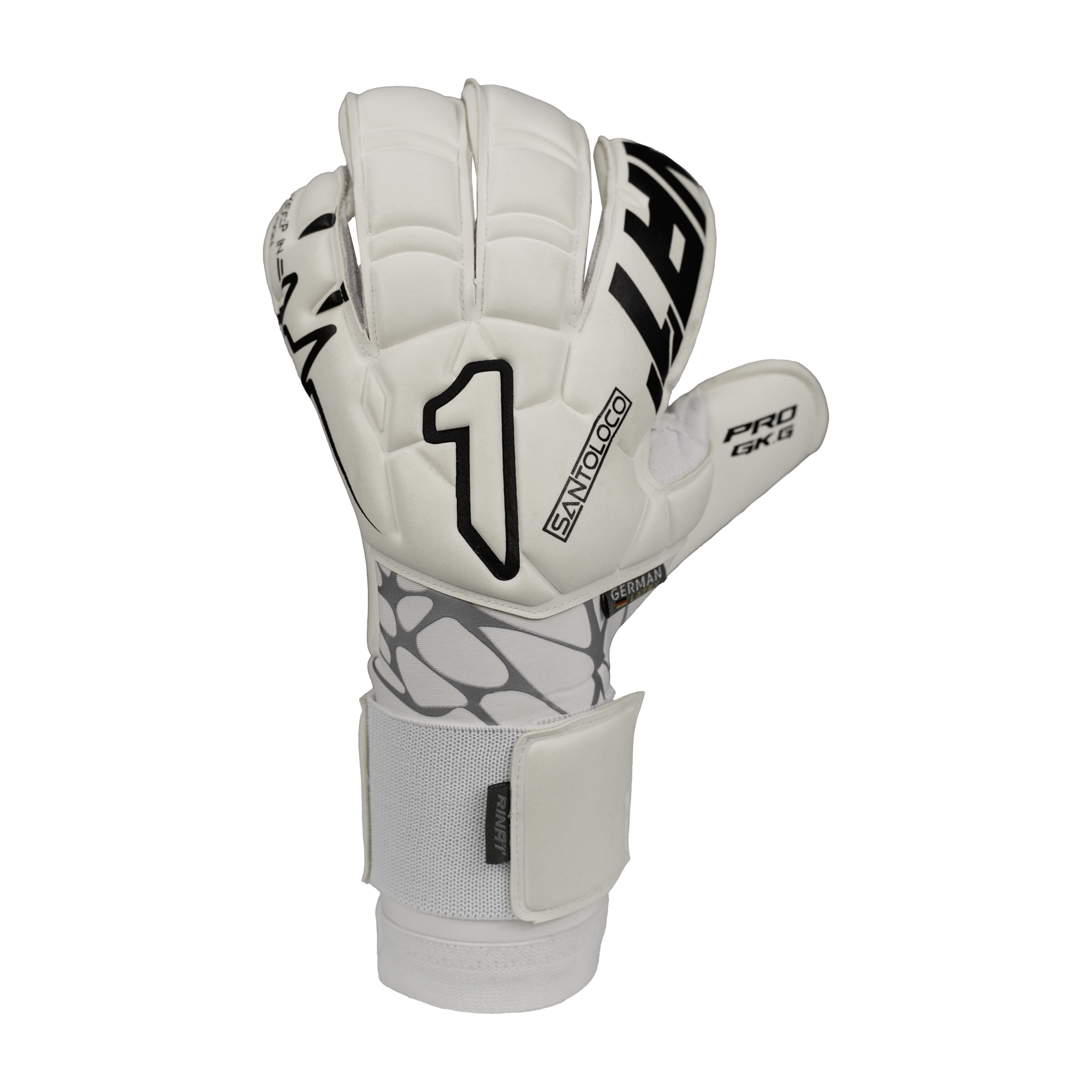 Rinat Keepershandschoenen Santoloco Pro wit - Afbeelding 2